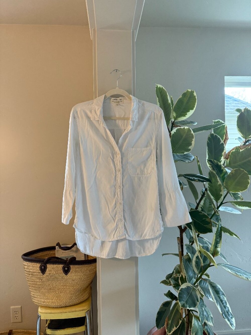 Cloth and Stone White Button Down Shirt